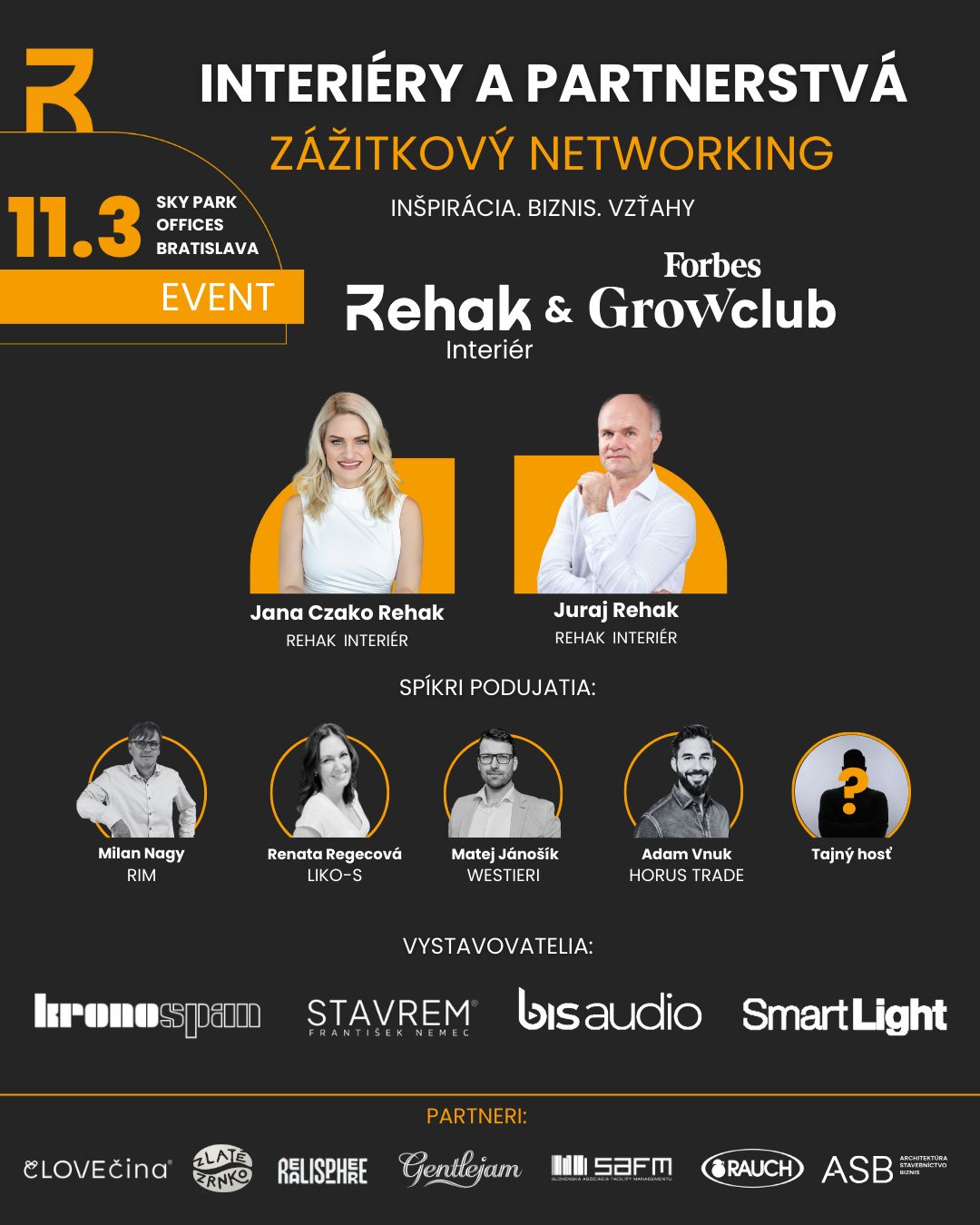 INTERIÉRY A PARTNERSTVÁ – Élménynetworking